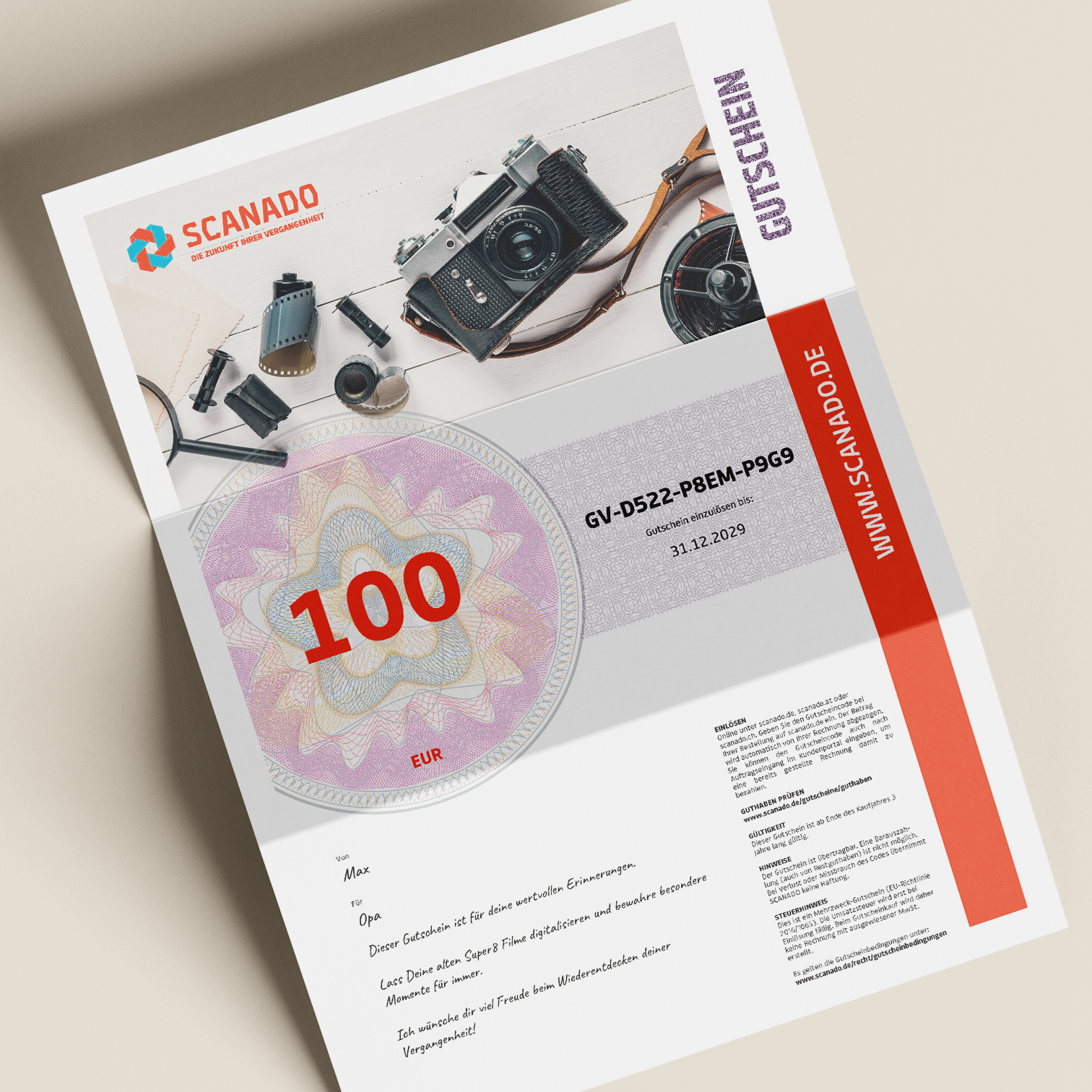 Gutscheine: scanado-gutschein-druck-a4 Scanado-Gutschein-Druck-A4